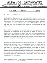 CPC Order 11 Rule 14