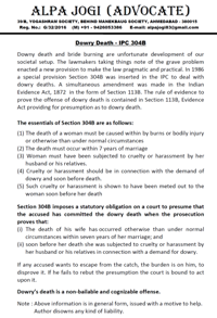 Dowry Death IPC 304B